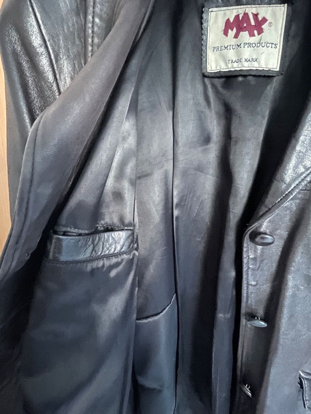 Giacche: Lederjacke von Max, Gr. M – Usato da Egg b. Zürich venduto da d.t.t 2