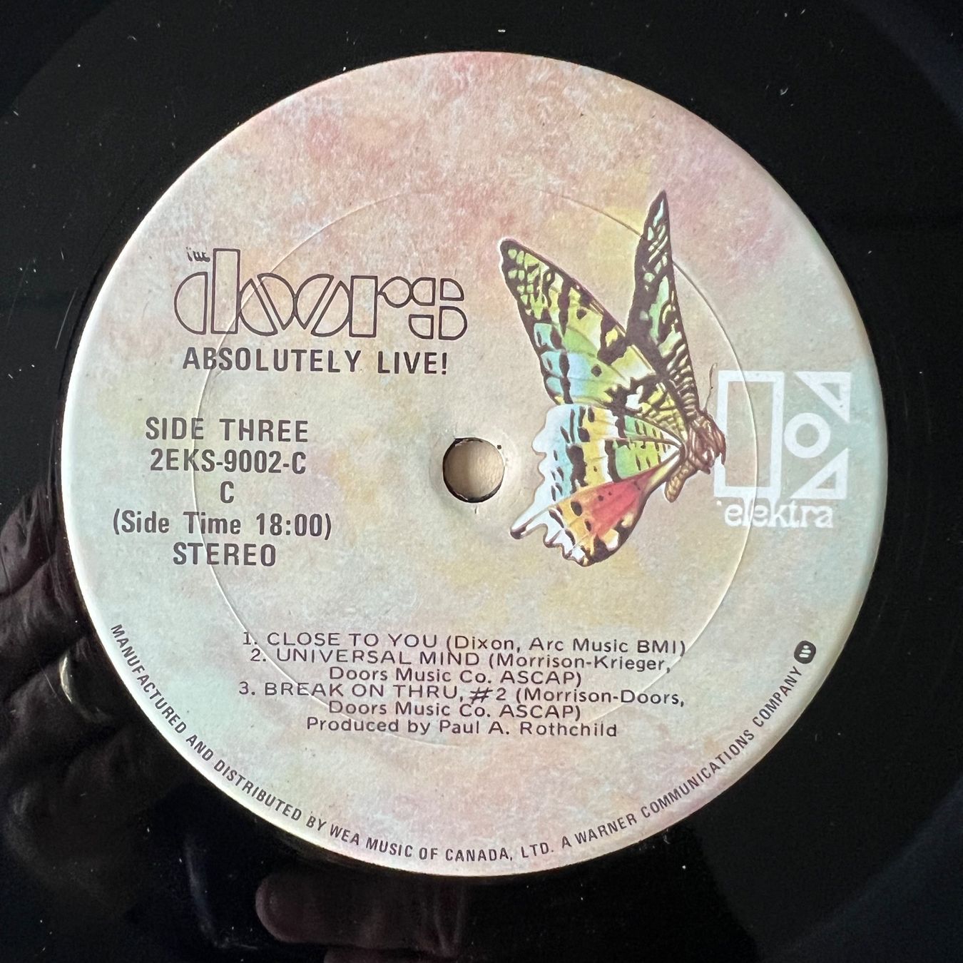 Dischi in vinile: Doors - Absolutely Live! / 2 LP - Canada-Press. RE – Usato da Gais venduto da soundcave57 3