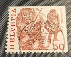 Vollstempel Brig briefmarke