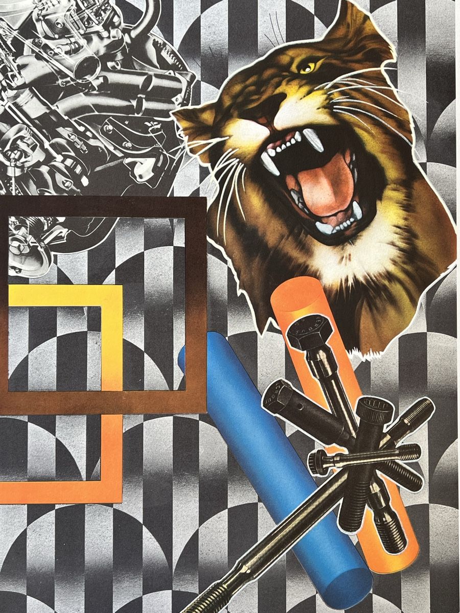 Grafiken & Lithographien: Peter Phillips Original- Serigraphie 6 Farben 1971 – Gebraucht aus Adliswil von bilderboerse-zuerich