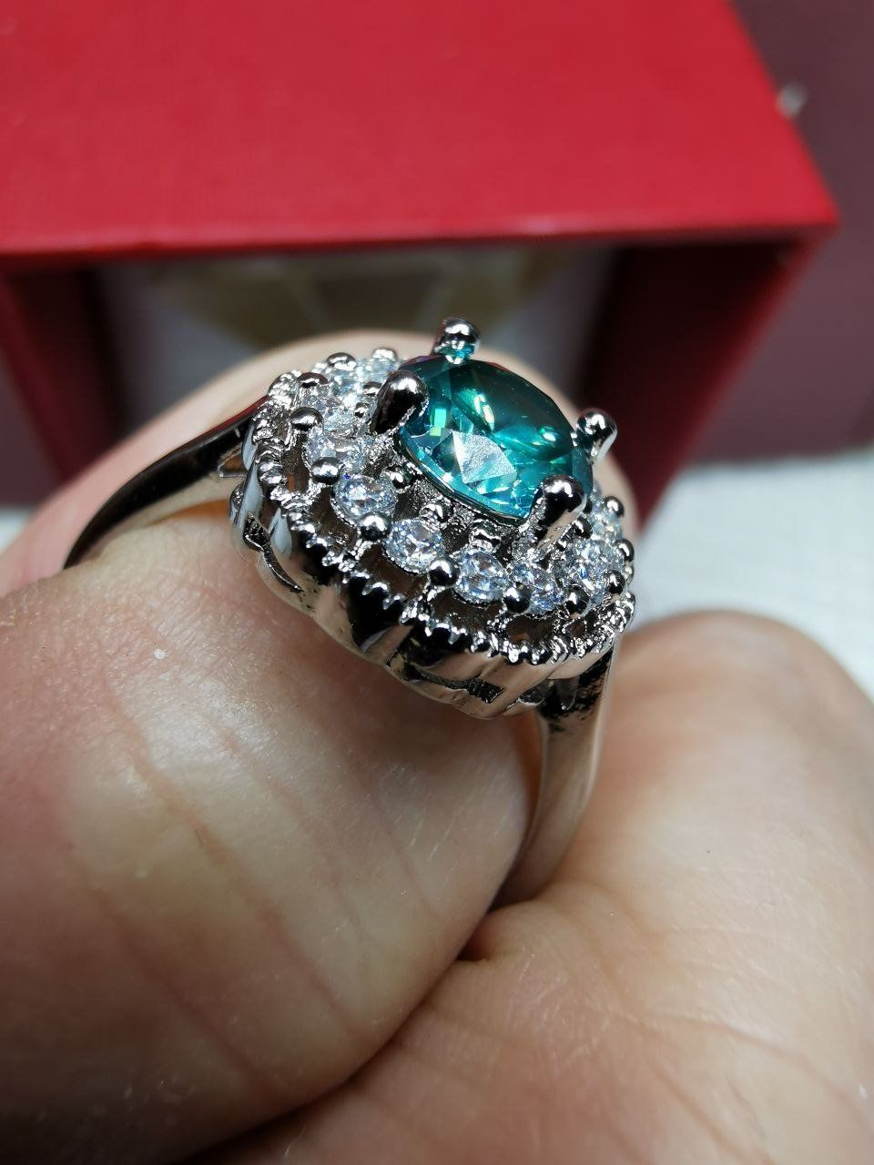 Bagues: Bague avec zircons – Neuf avec emballage d'origine à Reconvilier par Tsma67 4