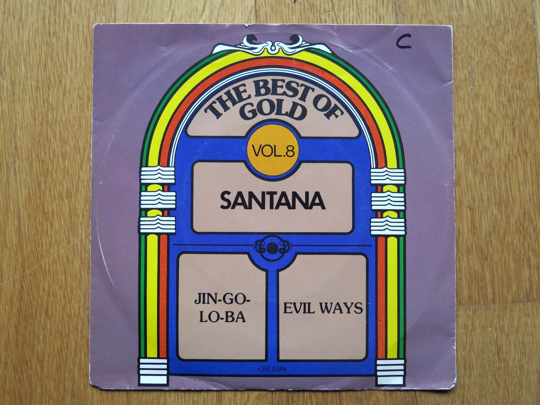 Schallplatten: SINGLE SANTANA: Jin-go-lo-ba/Evil ways 1978 – Gebraucht aus Bern von Balzamico