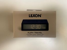 Lexon Flip+ Travel LCD Wecker neuwertig