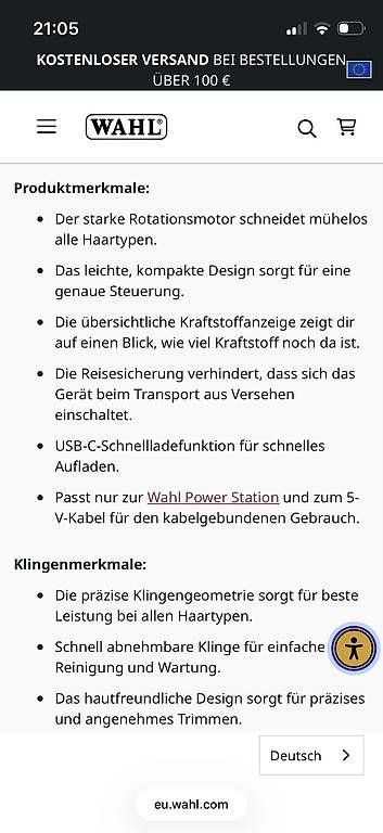 Wahl Rasoi & Lamette da barba: Wahl Rasierer Trimmer Peanut Li – Nuovo (secondo la descrizione) da Wangen b. Olten venduto da Peter_X 2
