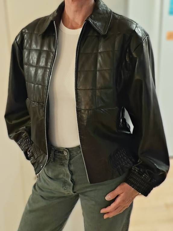 Giacche: Boxy Lederjacke von Sandro Gr. M – Usato da Zürich venduto da SonjaElsener