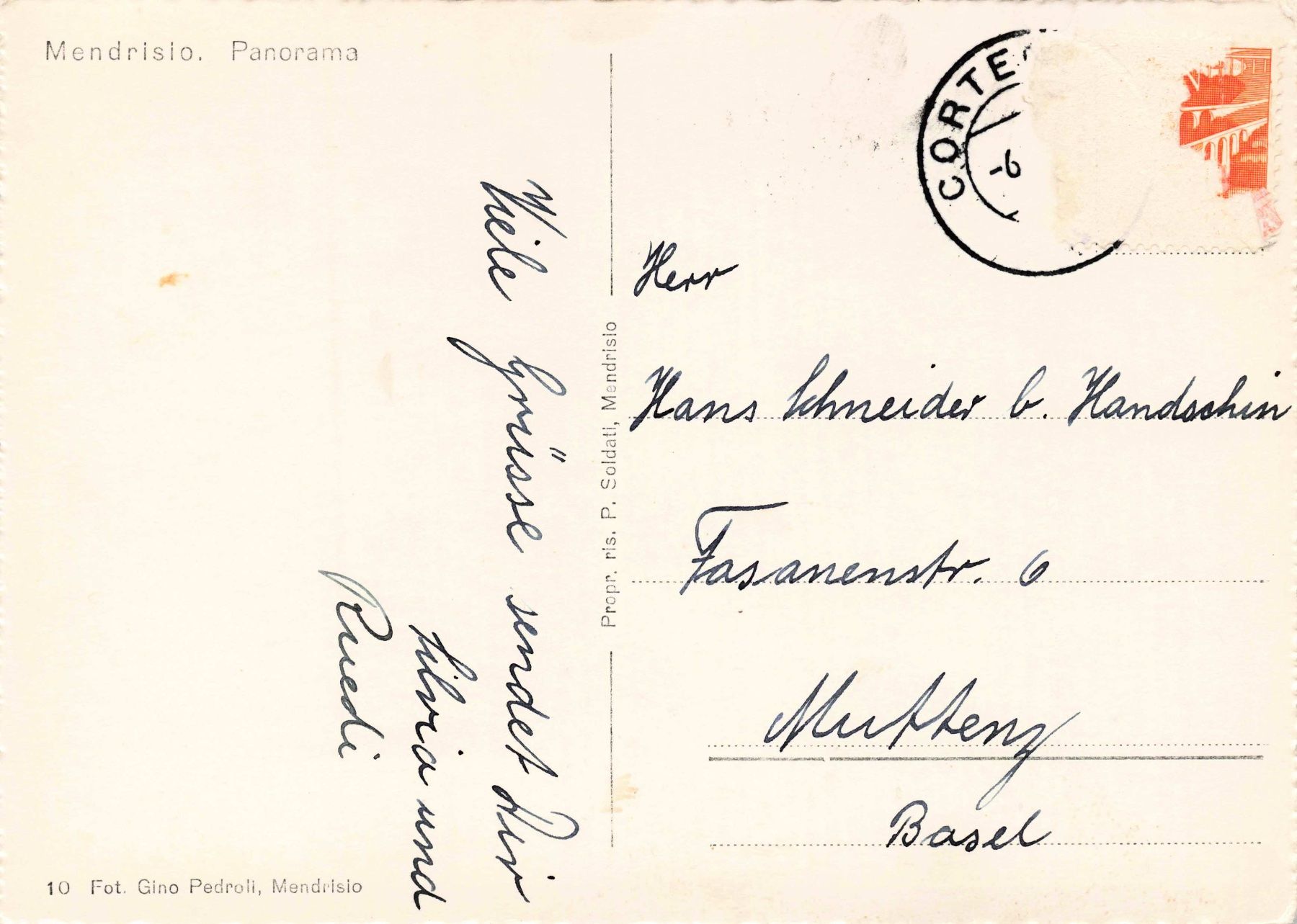 Cartes postales: Mendrisio G – D'occasion à Biasca par Blenio71 1