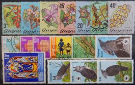 Guyana British Lot mit schönen Werten Lot X