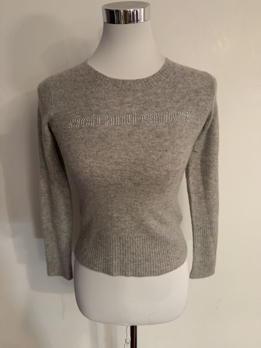 Maglioni & Felpe: E-VII Kaschmirpullover Gr. XS. Strass Glitzerpulli Winter – Usato da Zürich venduto da JOD213