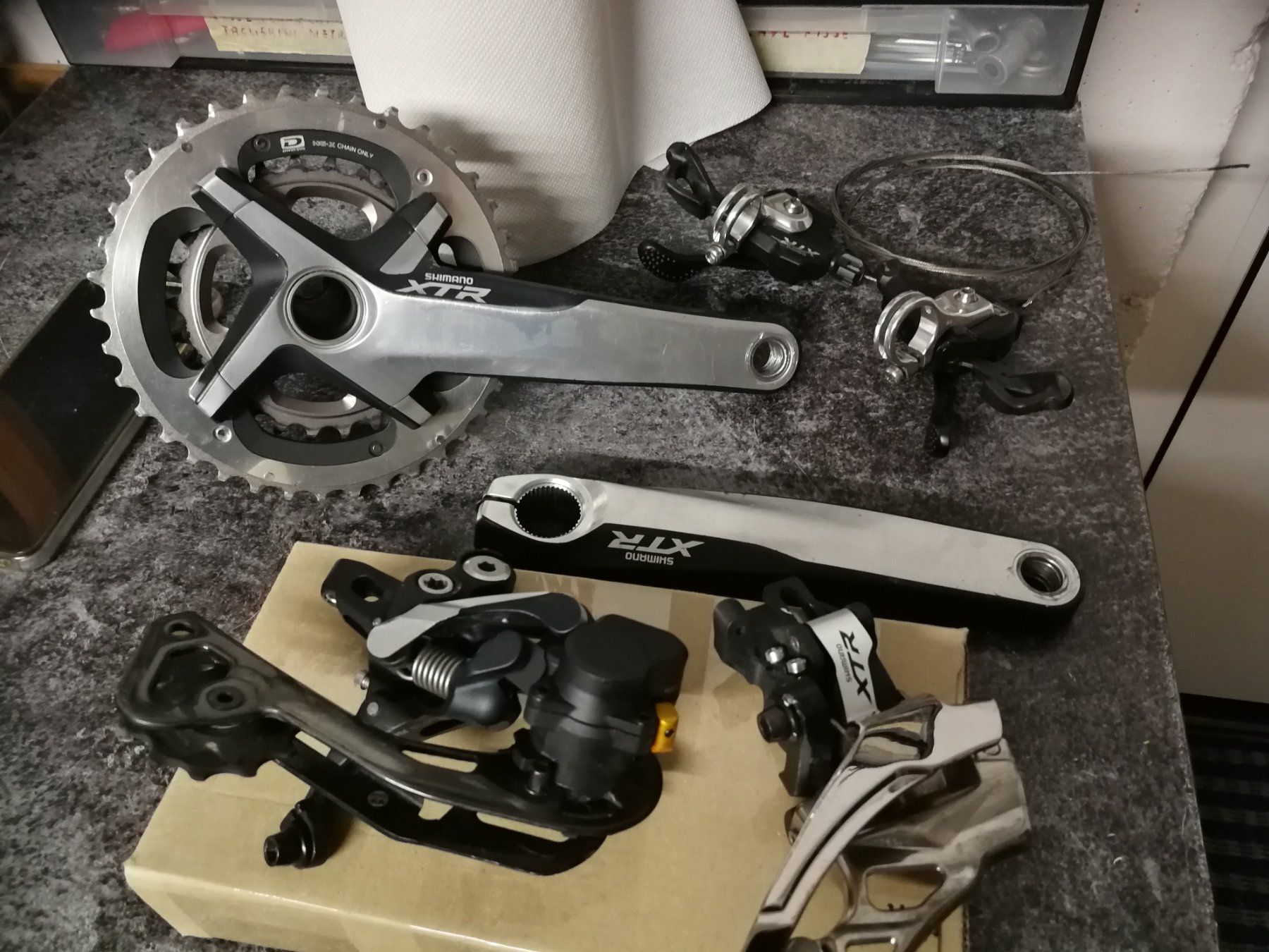 Shimano Pezzi di ricambio: Shimano XTR 2x10 gruppe – Usato da Bosco Luganese venduto da svi_vv9w