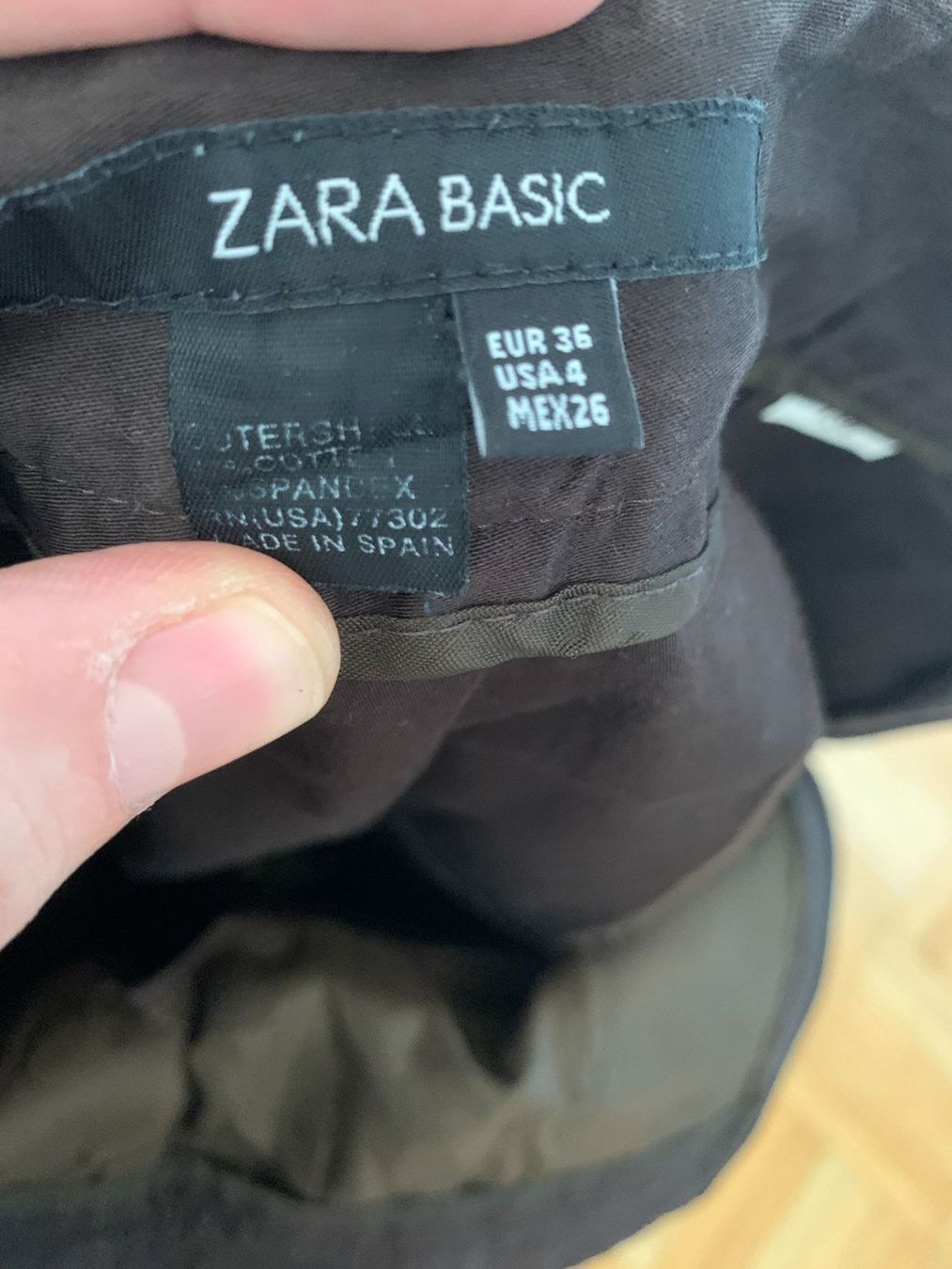 Zara Gonne: Dunkelbrauner Jupe ZARA BASIC Grösse: 36 – Usato da Zürich venduto da chi82 1
