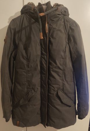 Women Naketano Winter Coat, Dark/olive Green, Size M