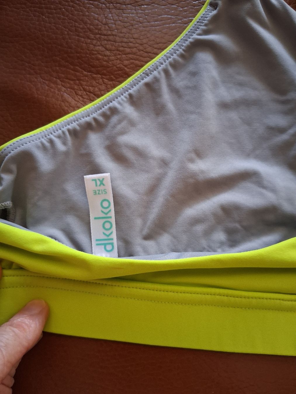 Badekleider & Bikinis: DKOKO Flow Bikini-Set Neongelb Gr. XL – Neu (gemäss Beschreibung) aus Tamins von LisaMorpurgo 2