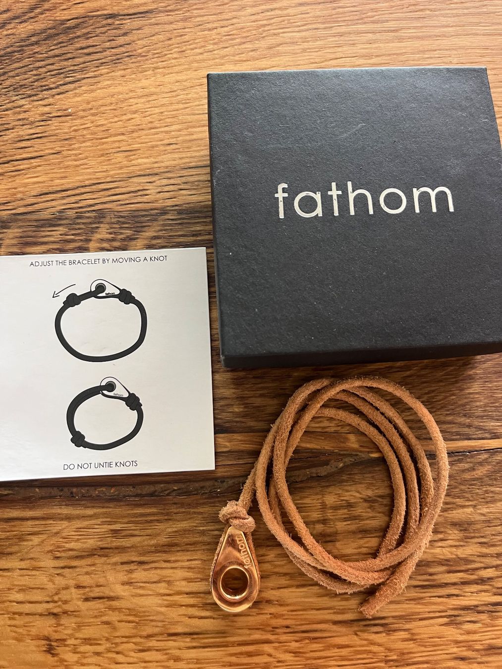 Armbänder & -reifen: Fathom helles Lederarmband Unisex *Neu – Neu (gemäss Beschreibung) aus Kerzers von del13 1