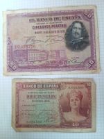 Spanische Pesetas aus den 20er/30er