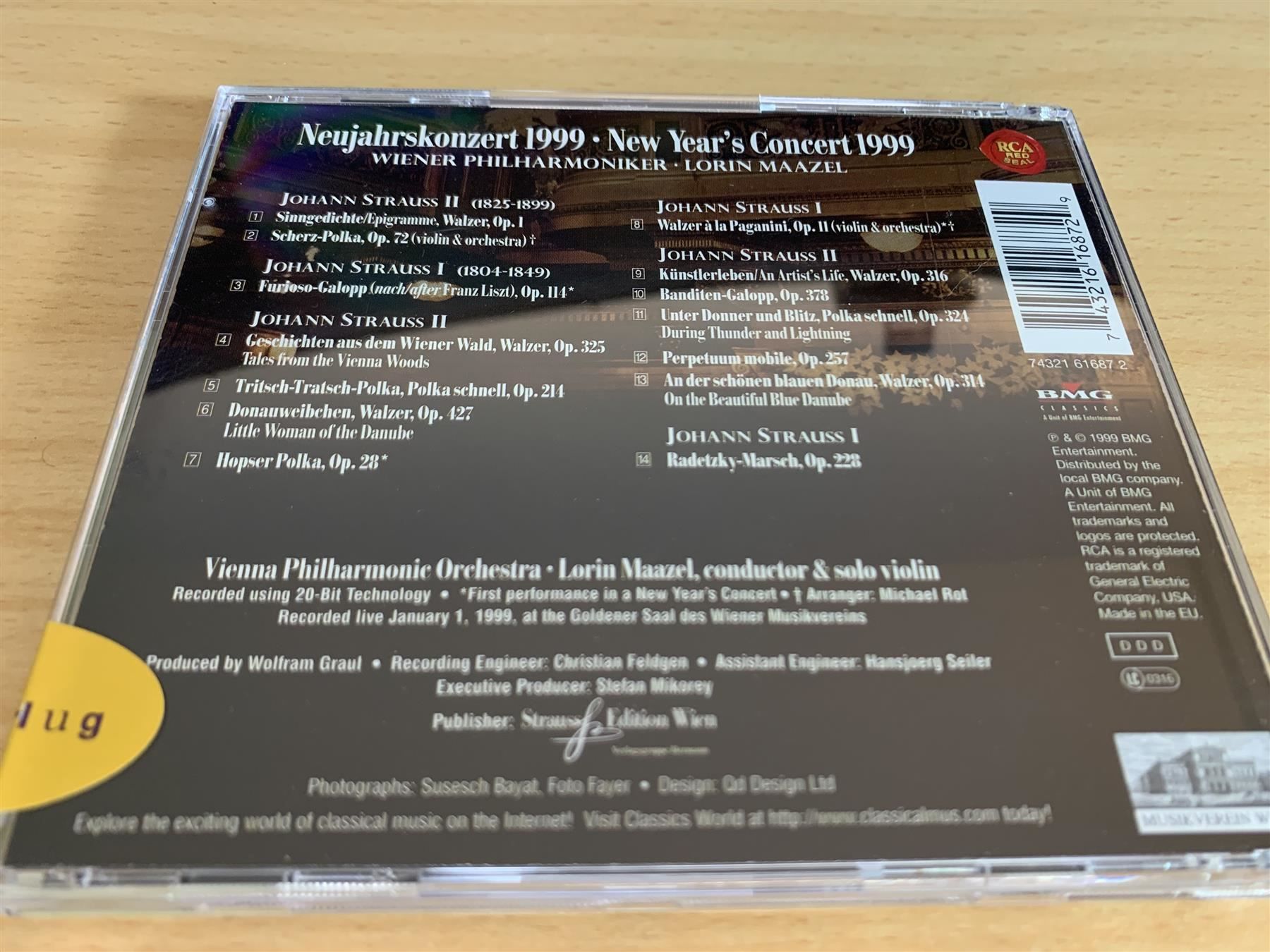 CD: Neujahrskonzert 1999 New Year's Concert – Usato da Rikon im Tösstal venduto da Alpenmutz 3