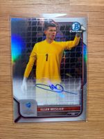 Topps Bowman Chrome Illan Meslier Frankreich Autogramm
