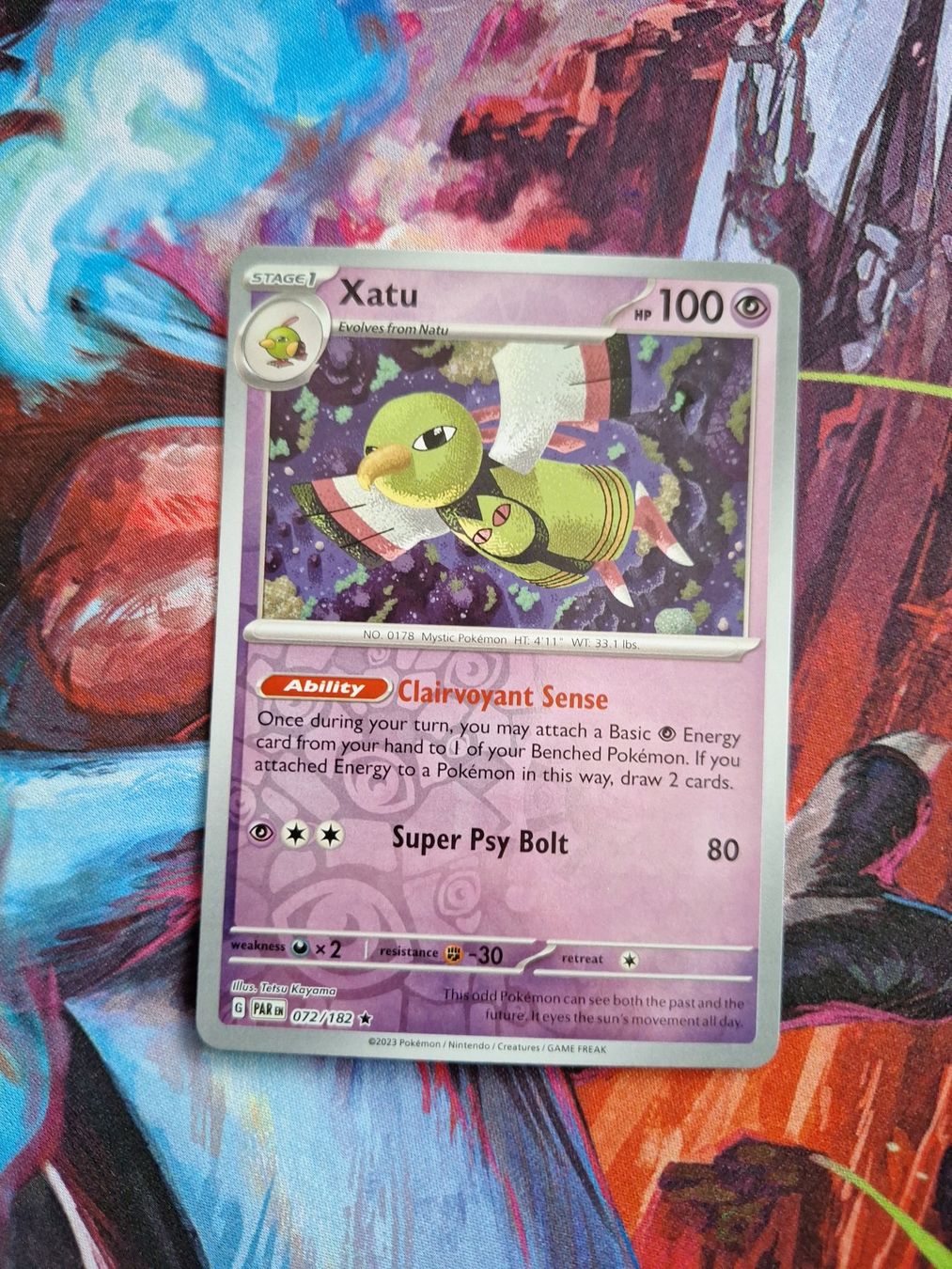 Pokémon Carte collezionabili: Xatu - Reverse Holo - Pokemon Paradox Rift – Usato da Altstätten SG venduto da GGsGameshop