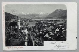 Thun u. die Alpen