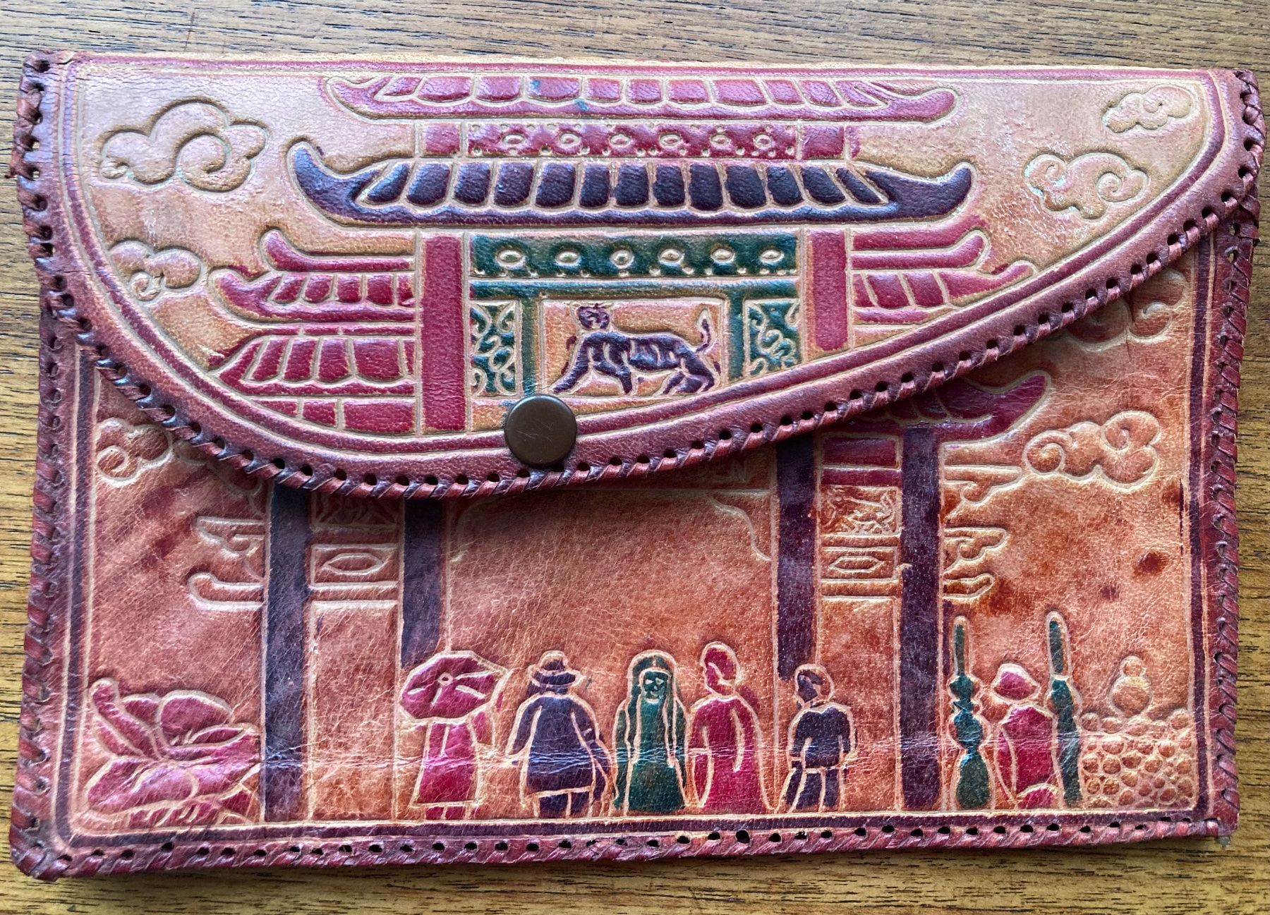Borse: Kleine Ledertasche Clutch – Usato da Zürich venduto da tanteluzie 1