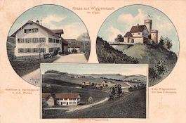Gruss aus WIGGENSPACH 1911 - schöne Ansichtskarte