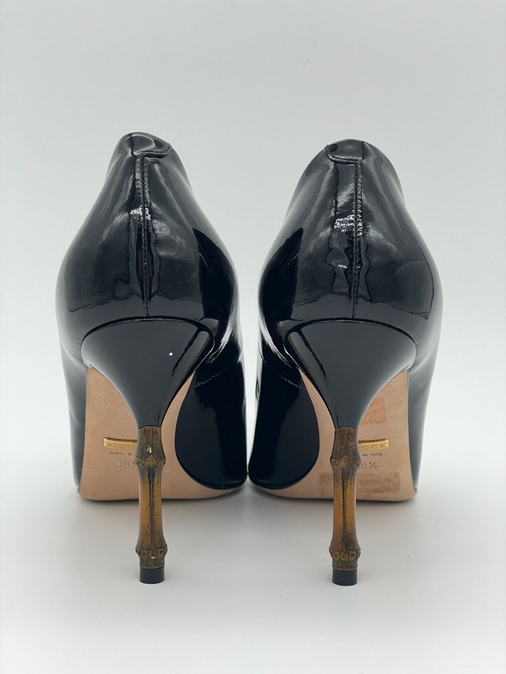 Gucci Scarpe da donna: Gucci Kristen Bamboo Pump EU 38.5 Schwarz – Usato da Zürich venduto da shoe_shop 5