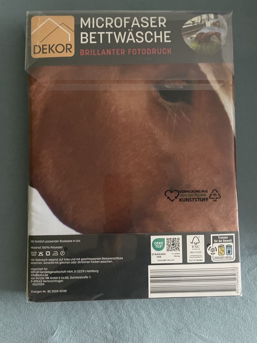 Biancheria da letto: Pferdefreunde Bettwäsche Microfaser 200x135cm – Usato da Wil Sg venduto da mil_r9gx 1
