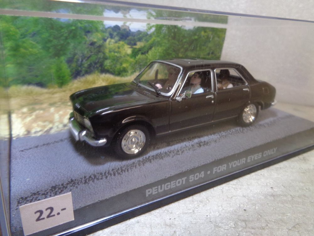 Altaya 1/43 - Peugeot 204 Avec Remorque - Série La Route Bleue - SUPERBE RARE