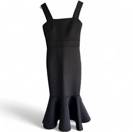 feminin elegant black cocktaildress size My