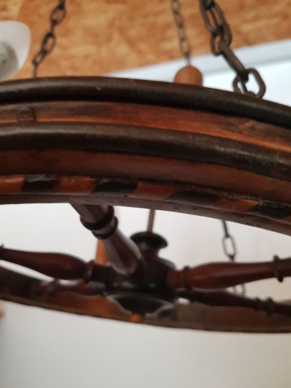 Lampadari & plafoniere: Decken Lampe Leuchte Wagenrad Kronleuchter – Usato da Walterswil BE venduto da Lonitti 2