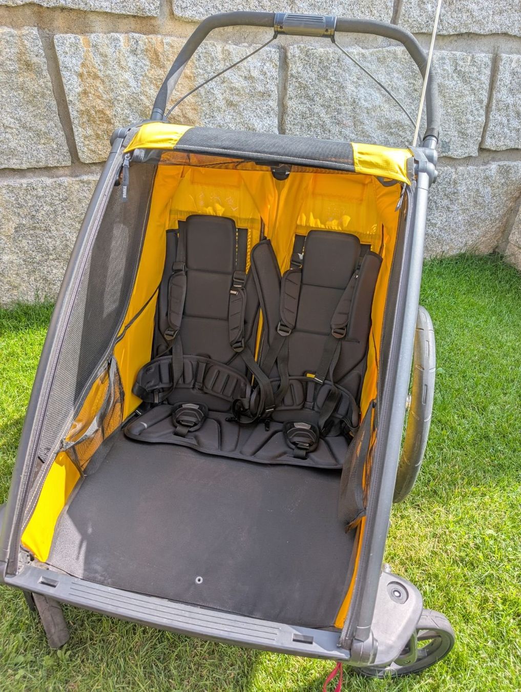 Thule Anhänger: Thule Chariot Sport 2 gelb gebraucht – Gebraucht aus Conters von silvano007 2