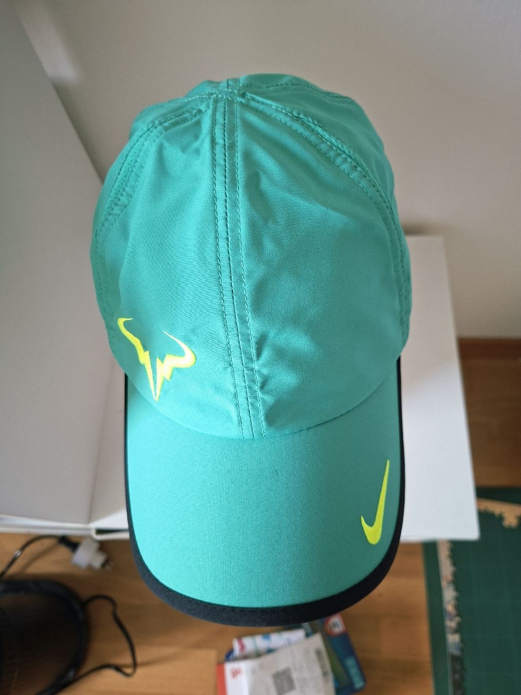 Nike Copricapi, berretti & cappellini: Nike Featherlight DRI-FIT Cap, Nadal logo – Usato da Klingnau venduto da vollmond36 1