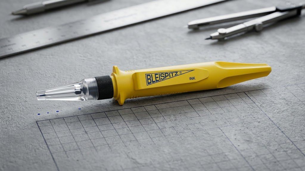 Penna & Evidenziatori: BLEISPITZ Bohrloch-Marker Duo mit Köcher – Nuovo e nell'imballaggio originale da Jegenstorf venduto da Bracher_Store 3