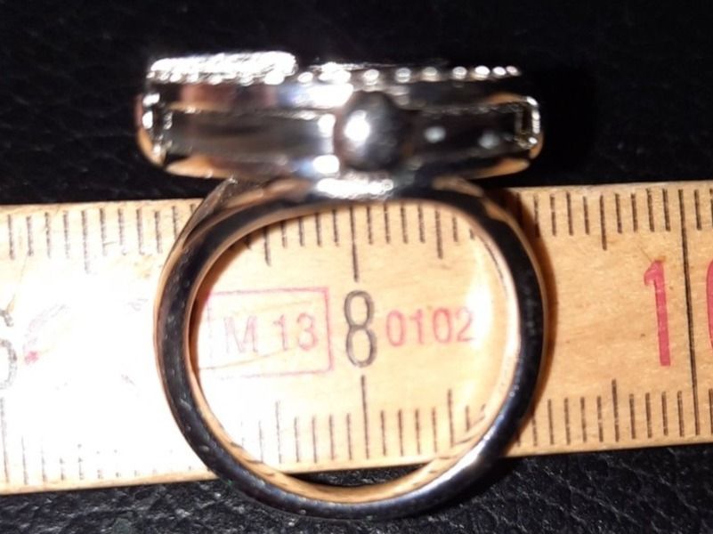 Anelli: Anello in argento 925 e madreperla colorata – Usato da Biasca venduto da Old_6blh 3