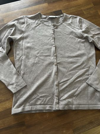 SAINT TROPEZ Strickjacke Sand/Taupe Gr. XL
