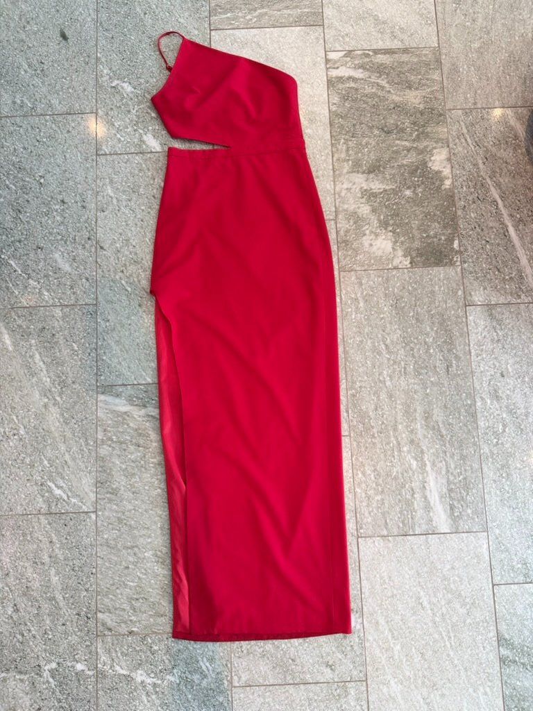 Vestiti: Rotes Abendkleid mit Schlitz, Grösse 38, Michelle Mason – Usato da Zürich venduto da spo_6dbg 4