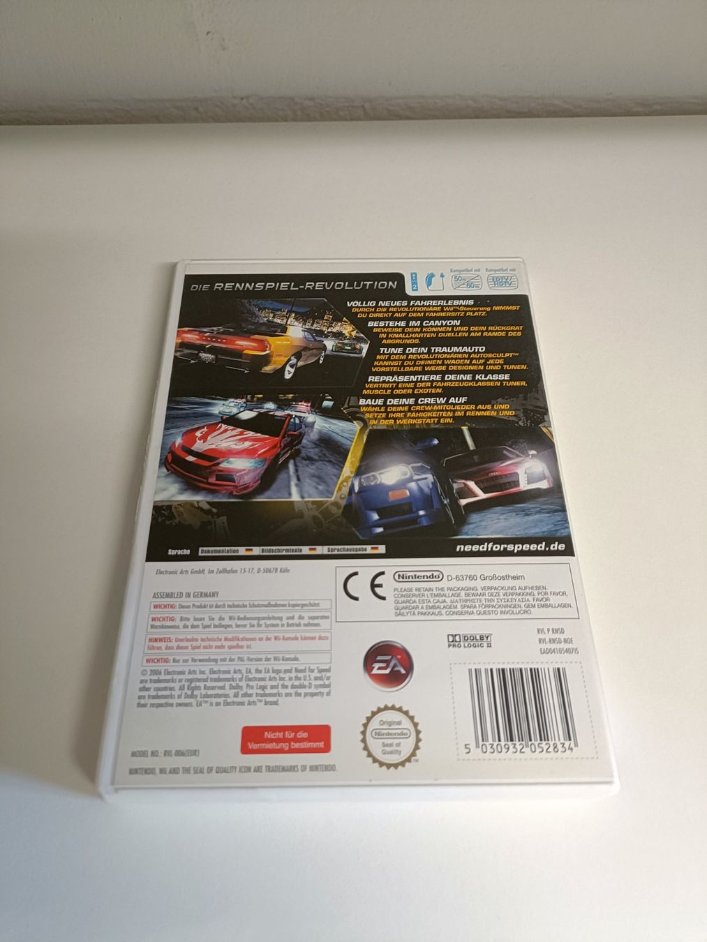 Nintendo Giochi: Wii Need for Speed Carbon – Usato da Köniz venduto da Movieportal007 2