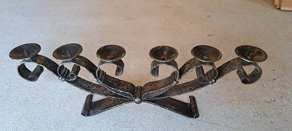 Portacandele: Massiver  Schmiedeiserner Kerzenständer – Usato da Wädenswil venduto da mh012 2