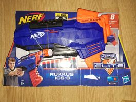 Nerf N-Strike Elite Rukkus ICS-8 Blaster, with 8 Darts