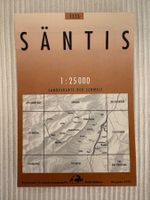 Landeskarte der Schweiz 1:25000 – SÄNTIS – 1999