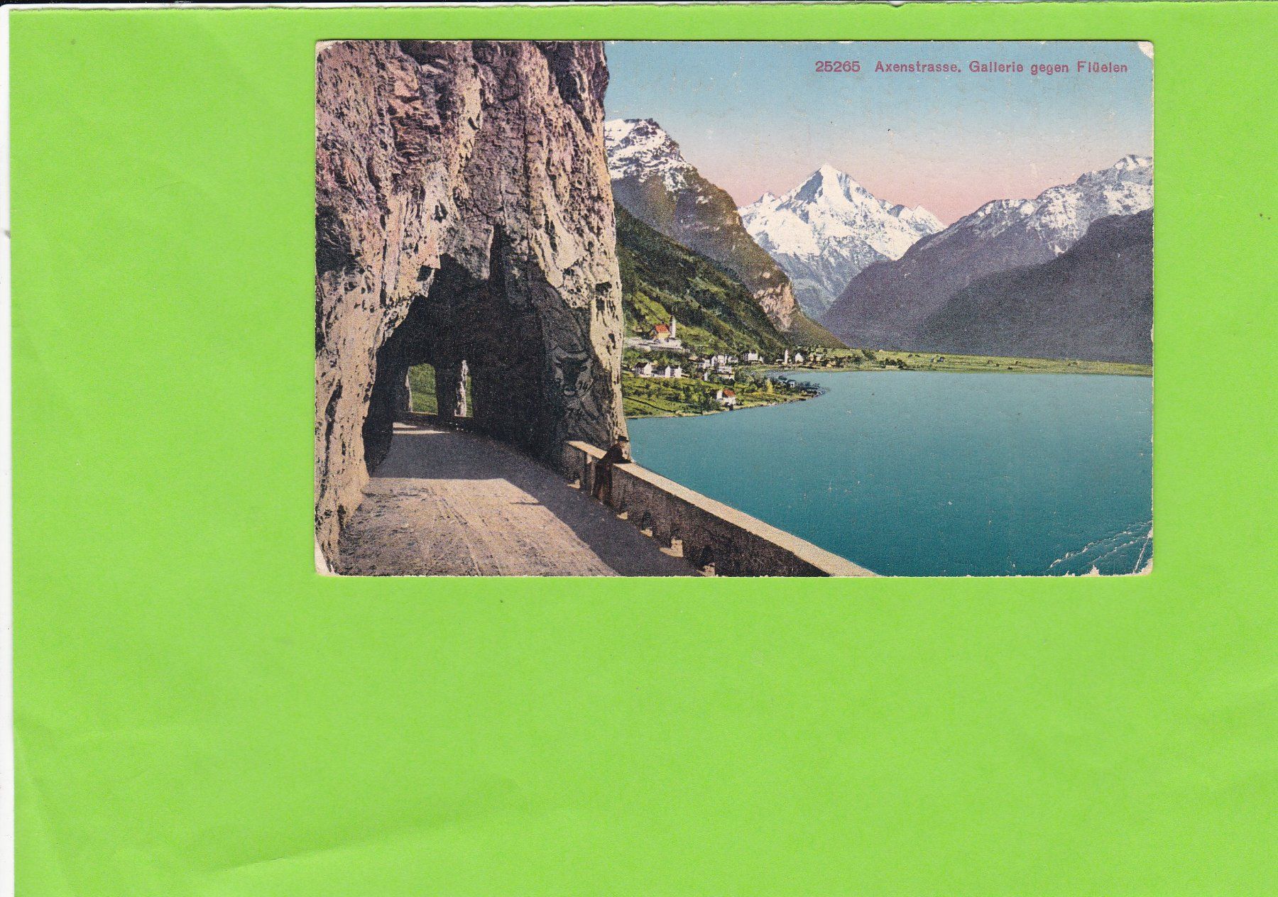 Cartoline postali: Axenstrasse-Gallerie-belebt – Usato da St. Peterzell venduto da neckertal