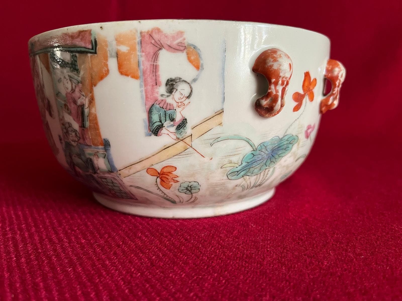 Ciotole: Chinesische kaiserliche polychrome Schale, Tongzhi-Periode – Usato da Linthal venduto da Luther 6