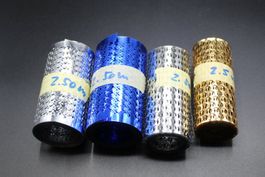 Weihnachtsband Metallfolie 4 x 2.5m