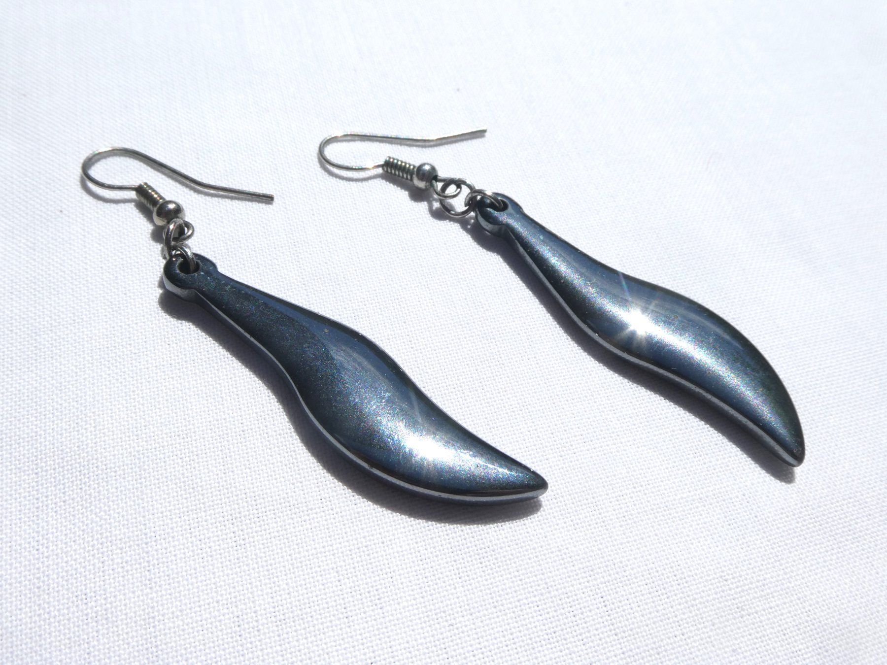 Boucles d'oreille: Hämatit Ohrhänger,  Modeschmuck / NEU – D'occasion à Gattikon par kaandooh 1