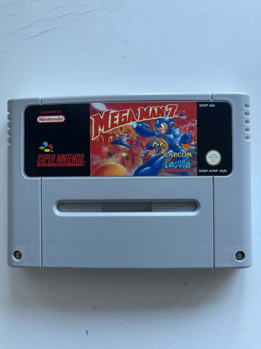 Nintendo Giochi: Jeux snes RARE Mega Man 7 – Usato da Genève venduto da Gameretro.85