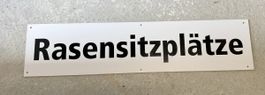 Schwingfest Schild Rasensitzplätze