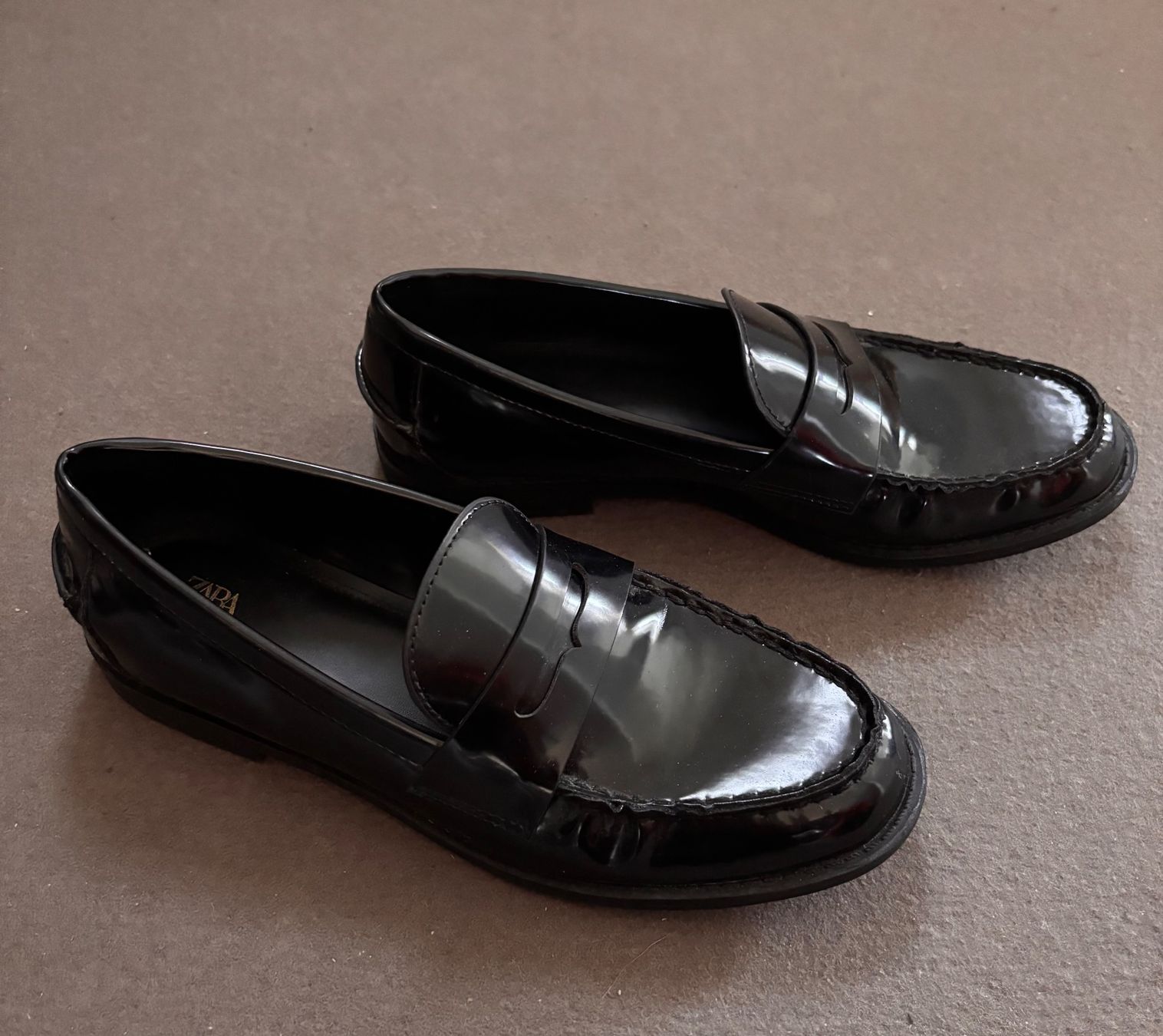 Zara Scarpe da donna: Mokassin Loafer schwarz 37 – Usato da Bennau venduto da Fury3