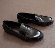 Mokassin Loafer schwarz 37