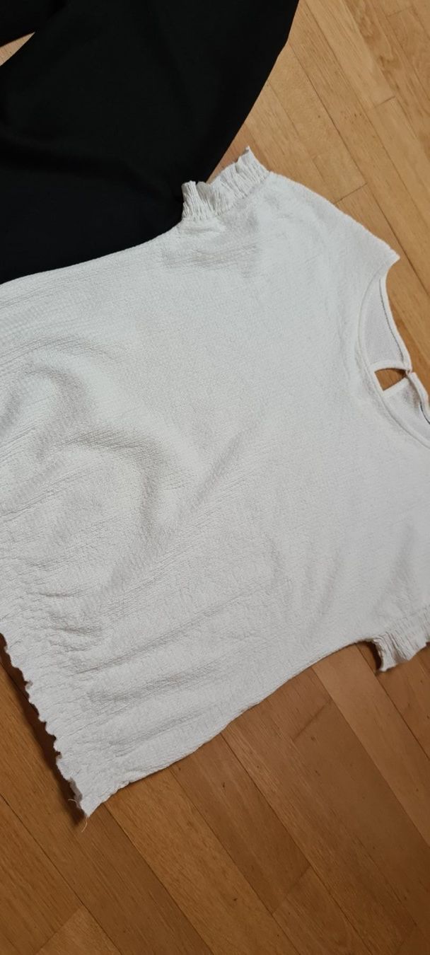 Hosen: Edle schwarze Hose mit Blüsli gr.38 wow – Gebraucht aus Ferden von jemyce 1
