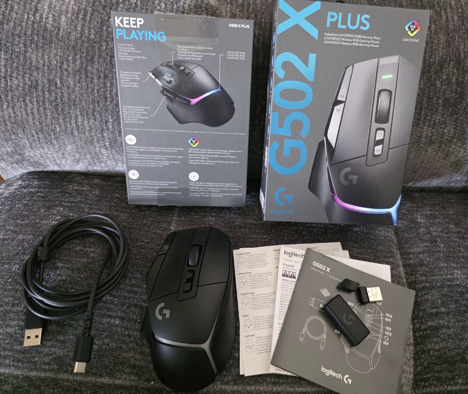 Logitech Maus: Logitech G G502 X Plus Kabellos – Neu (gemäss Beschreibung) aus Basel von Cod1987