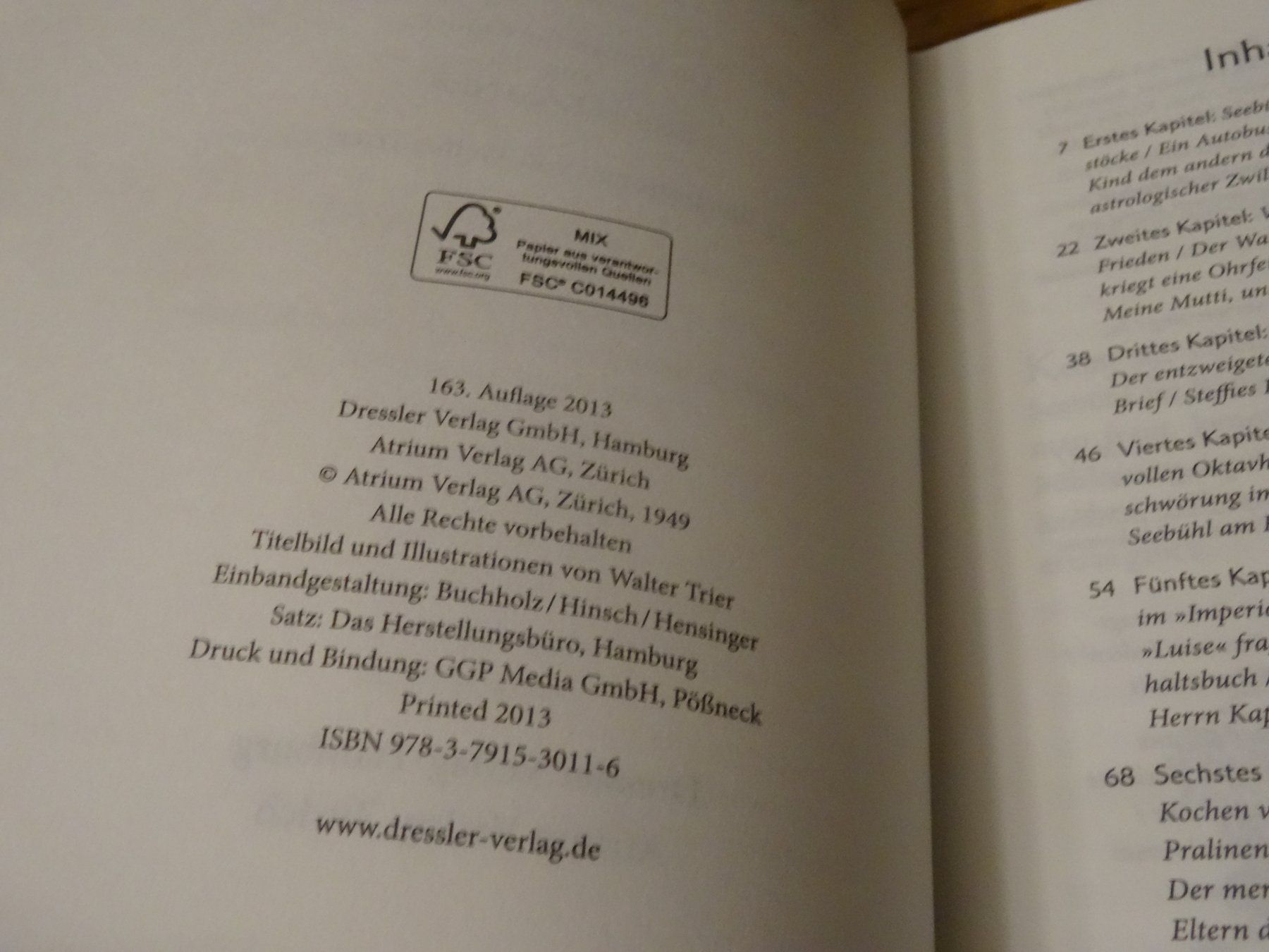 Libri: Erich Kästner Das doppelte Lottchen  Kinderbuch Klassiker – Usato da Olten venduto da pechsisa1 2